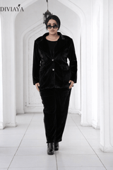 بدلة قطيفة Big Size - Diviaya Fashion