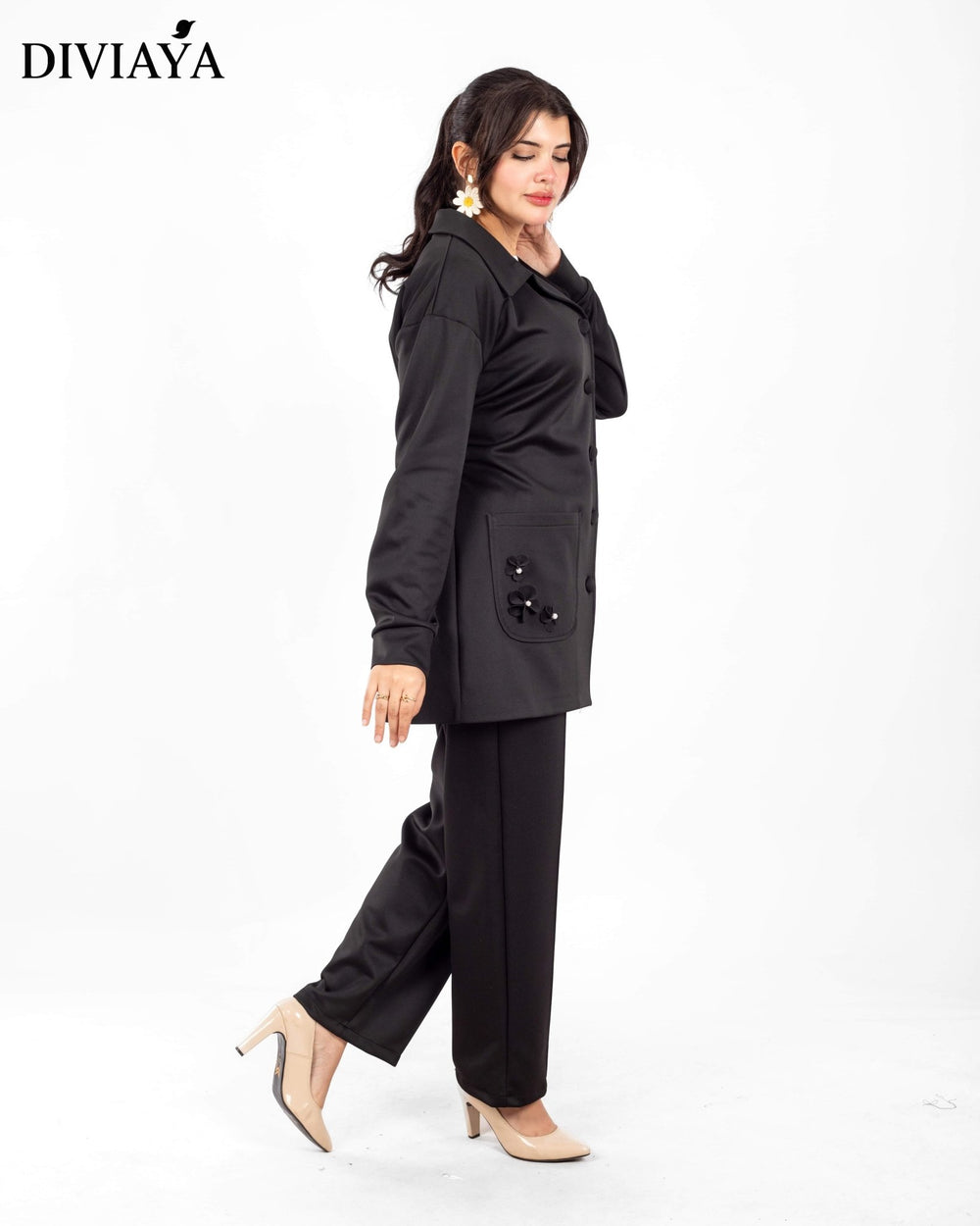 سوت - جاكت طويل - Diviaya Fashion